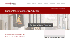Desktop Screenshot of cerberuskaminhaus.de