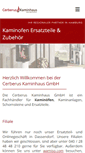 Mobile Screenshot of cerberuskaminhaus.de
